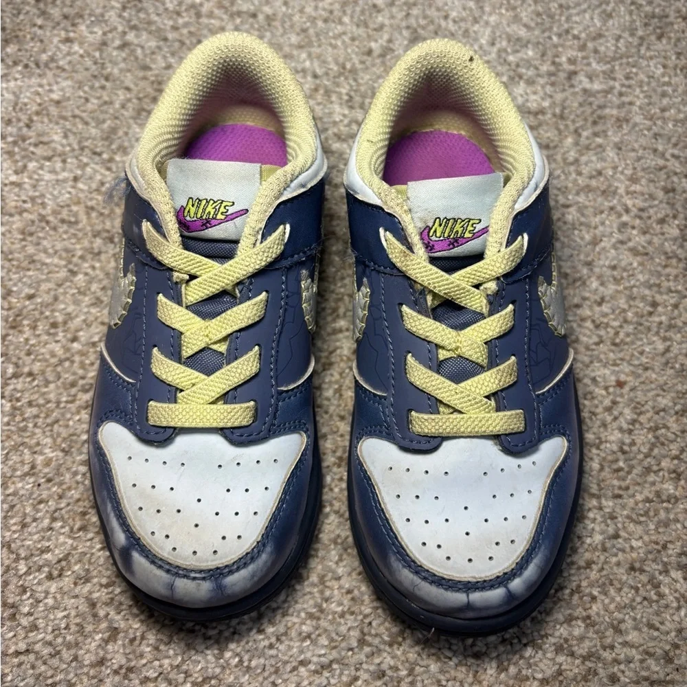 Nike Dunk Low Bp Halloween I Am Fearless Diffused Blue Sz 9C